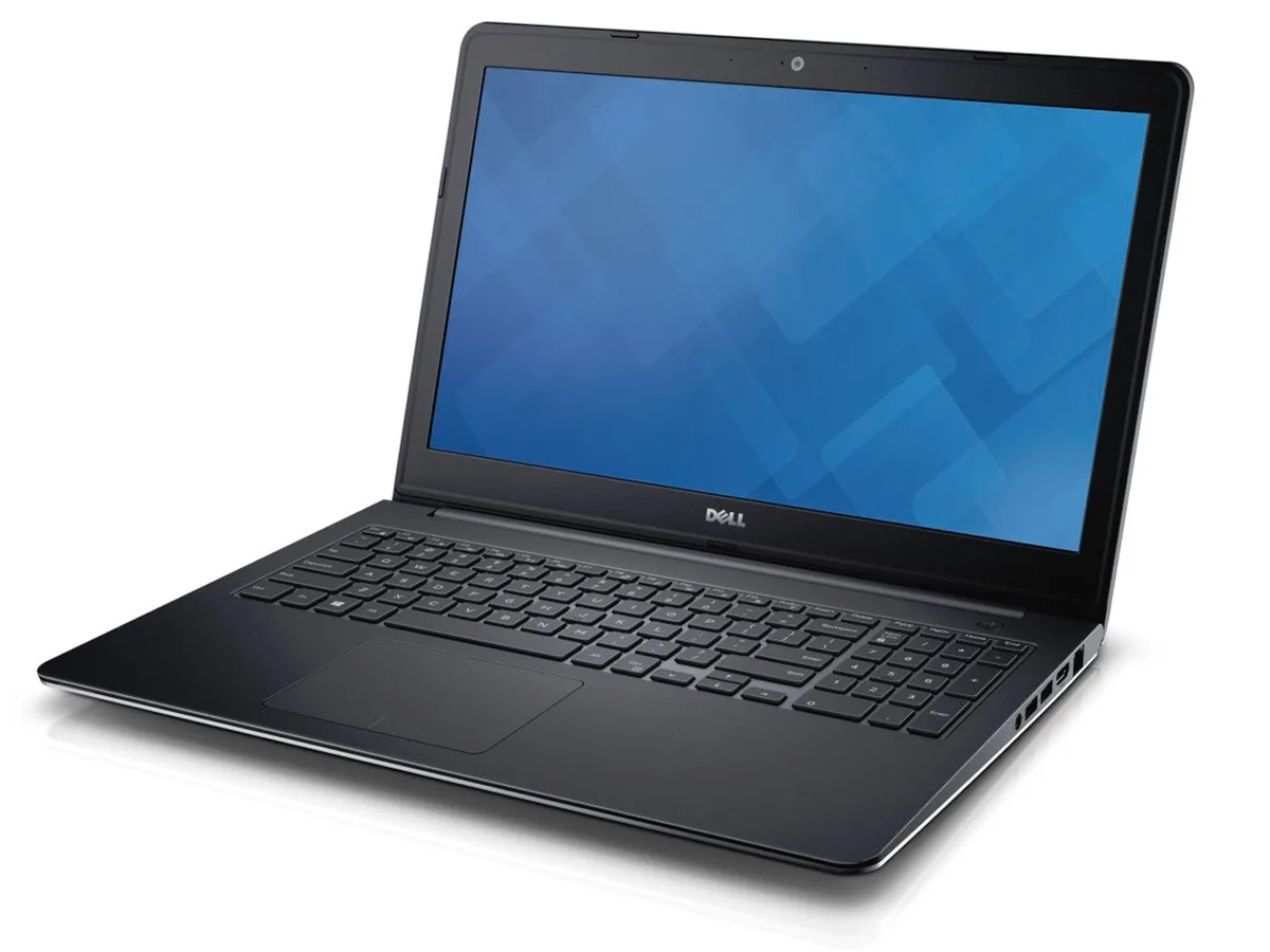 Black Dell Latitude E5450 14.0 inch laptop closed on a flat surface