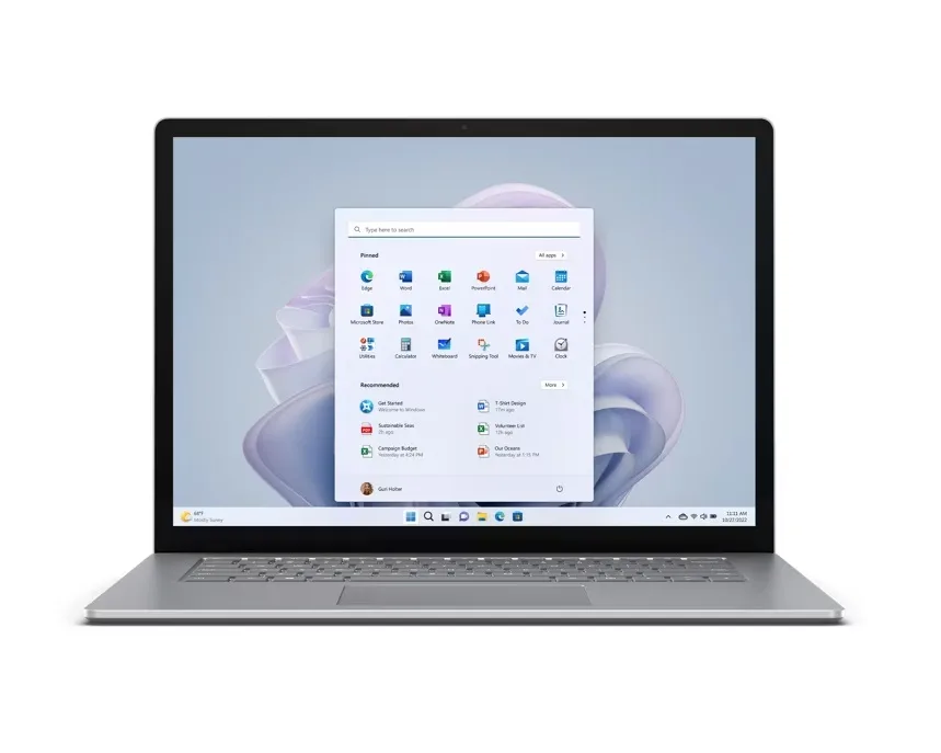 Microsoft Microsoft Surface Laptop 5 R1V-00001 i5-1235U 8GB 512GB 13.5" Touch Windows 11 Home — foto do produto