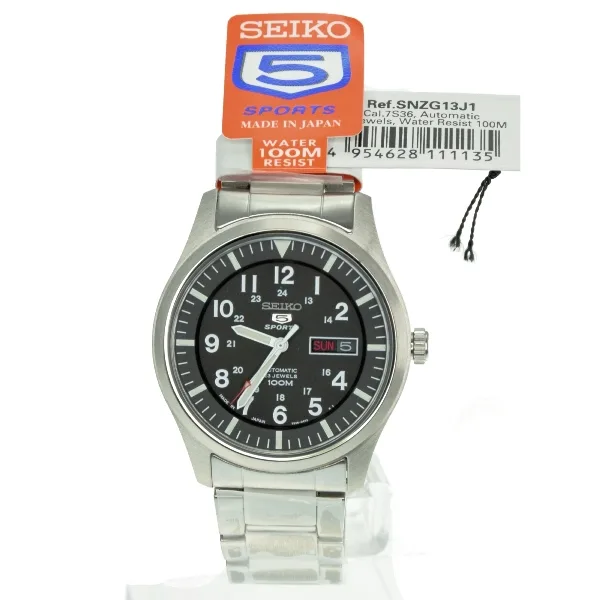 Seiko Seiko 5 SNZG13J1 Automatic Watch 42 mm 100 m — preces foto