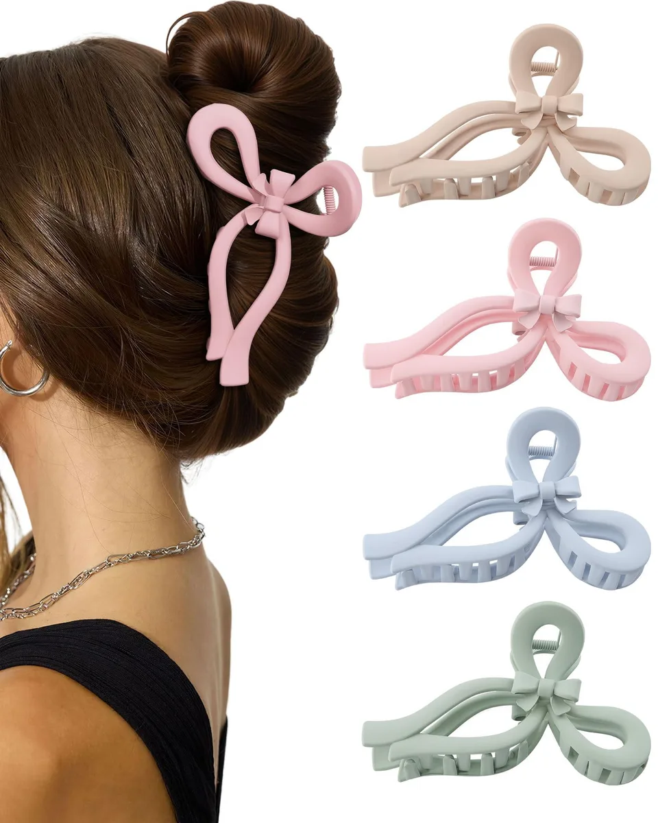  AWAYTR 4Pcs Extra Large Bow Claw Clips 5.1 — fotografija proizvoda