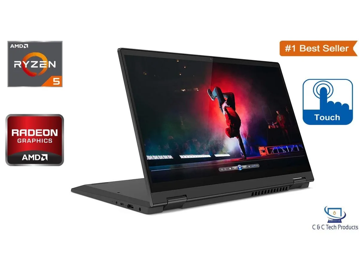 Lenovo Lenovo Flex 5 81X20005 laptop Ryzen 5 4500U 16GB 2TB SSD 14.0" touchscreen — product photo