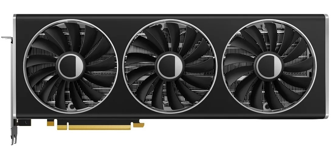 XFX Speedster MERC 310 Radeon RX 7900 XTX triple-fan graphics card in black, 2.9-slot design
