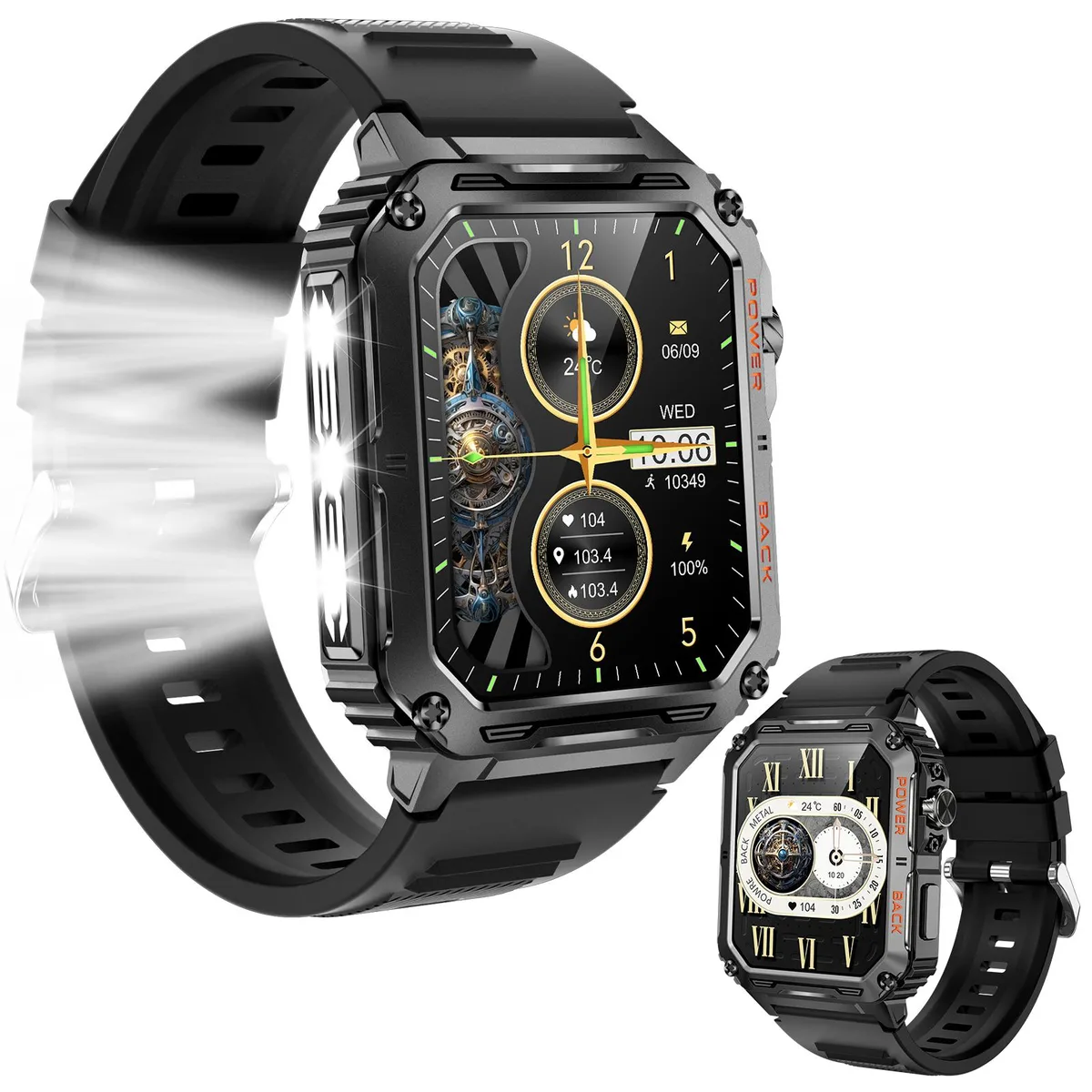 LOKMAT LOKMAT smart watch Gold 1.91" 70-day IP68 10ATM — zdjęcie produktu