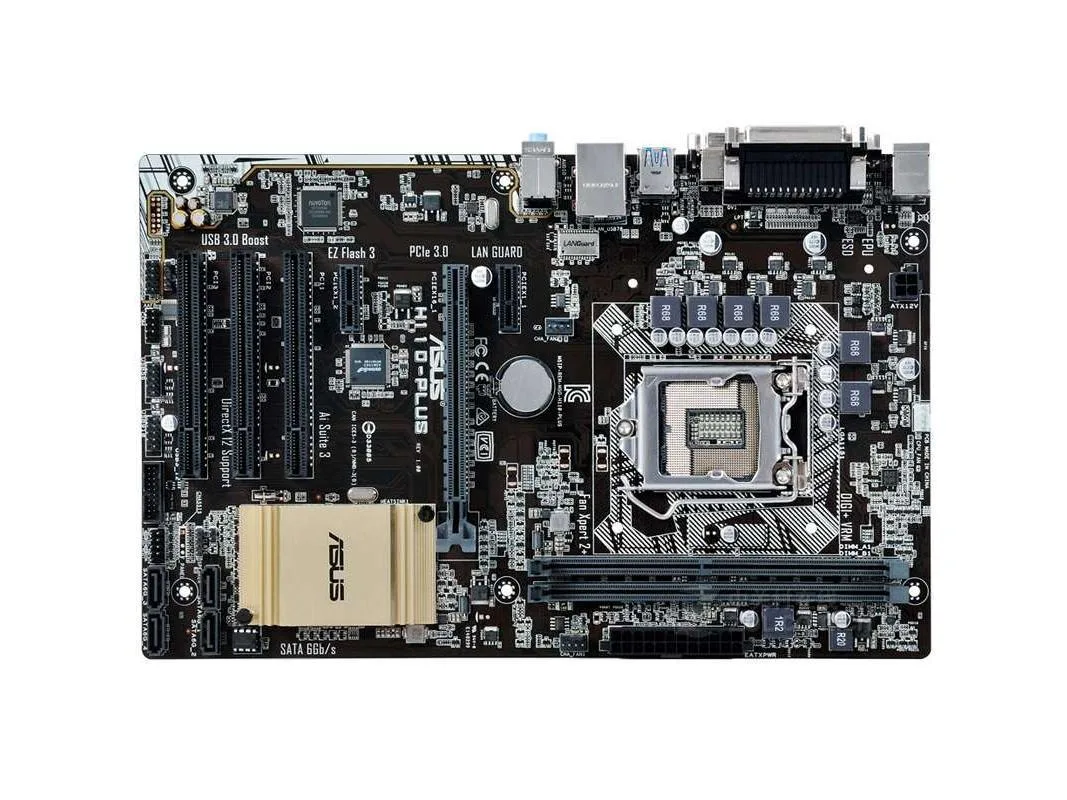 ASUS ASUS H110-PLUS LGA 1151 Intel H110 DDR4 32GB ATX Intel motherboard — photo du produit