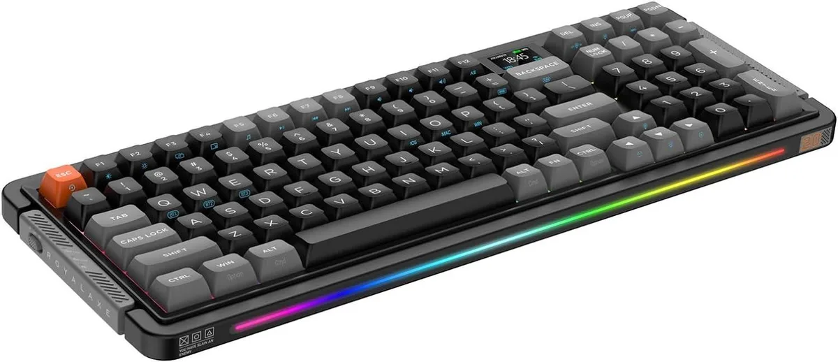BFKK BFKK 98 Keys Wireless Mechanical Keyboard Charcoal Gray — fotografia produktu