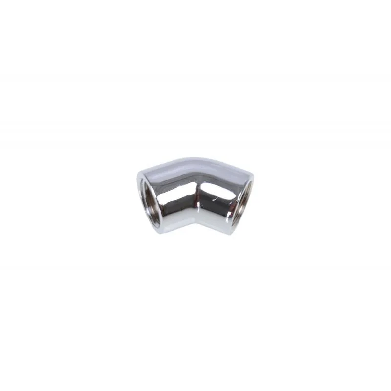 Alphacool Alphacool G1/4 Female-Female 45° Adapter Chrome 17190 — product photo