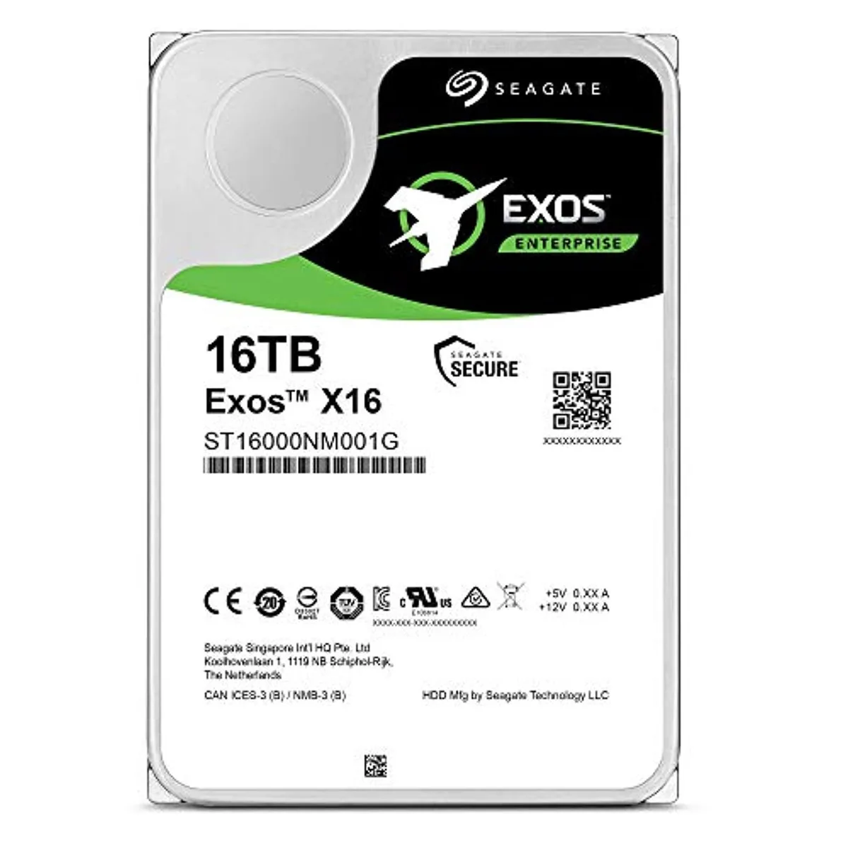 Seagate Seagate Exos X16 16TB 7200 RPM 256MB SATA 3.5" internal hard drive 2 pack — 제품 사진
