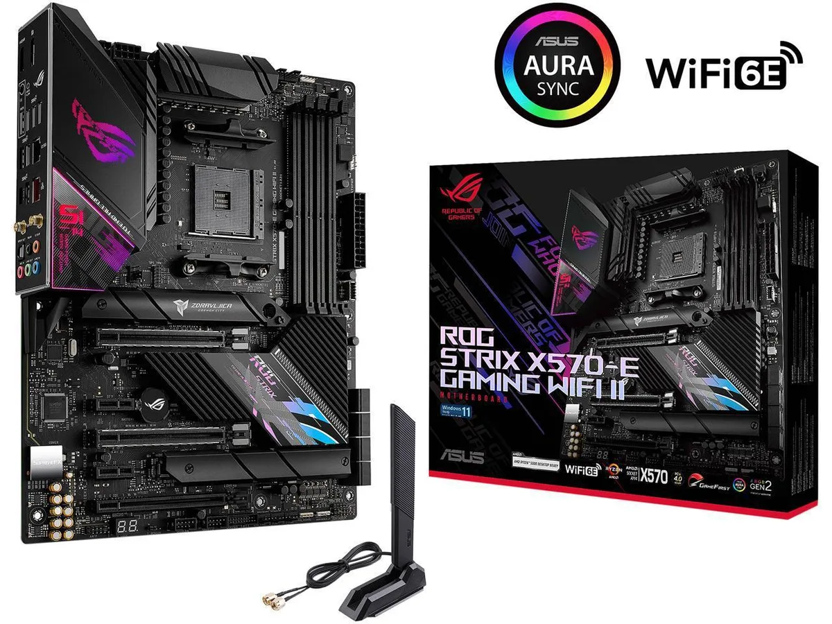 ASUS ASUS ROG Strix X570-E Gaming II AMD Motherboard — photo du produit