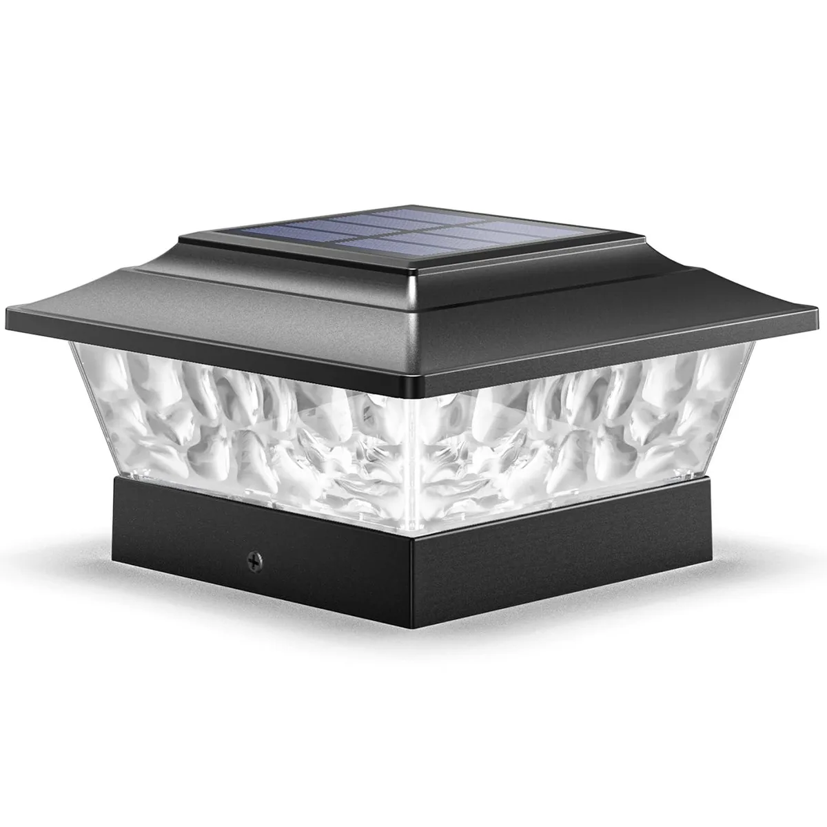  SIEDiNLAR SD121B-1PK 12 LED Solar Post Light Black — fotografia produktu