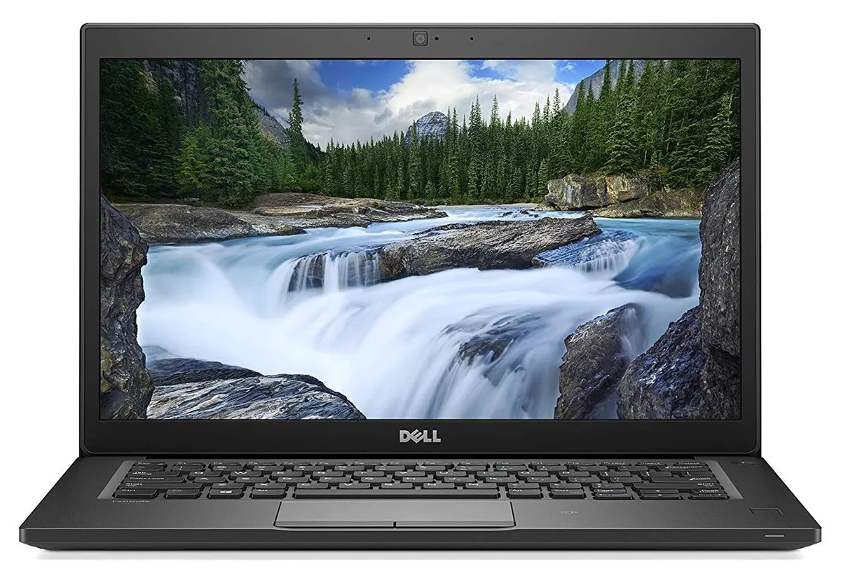 Silver Dell Latitude 7490 laptop, 14 inch non-touch FHD screen, Grade A condition