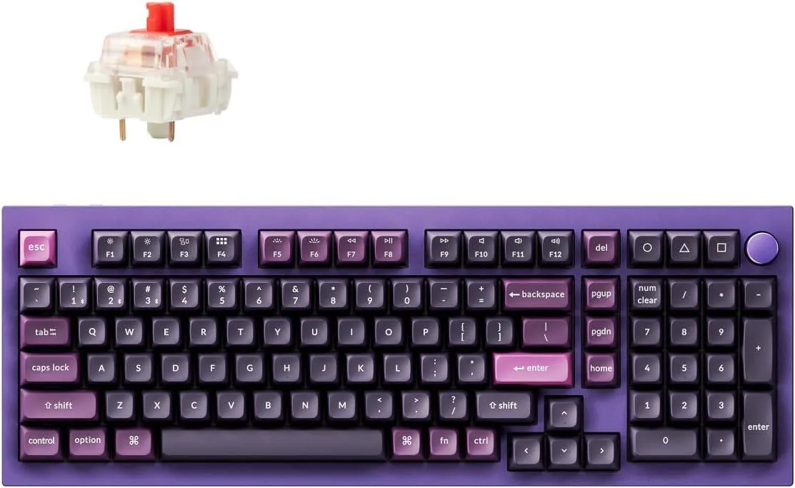 TUKO TUKO Q5 Pro 96% Wireless Mechanical Gaming Keyboard Purple — produktbild
