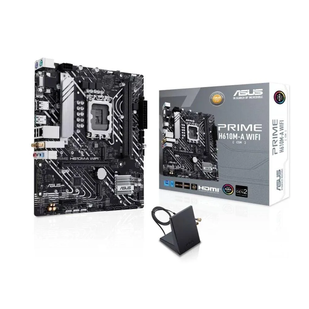 Green Micro ATX motherboard with silver heatsinks, black PCB, LGA 1700 socket, four DDR4 slots, DisplayPort HDMI VGA outputs