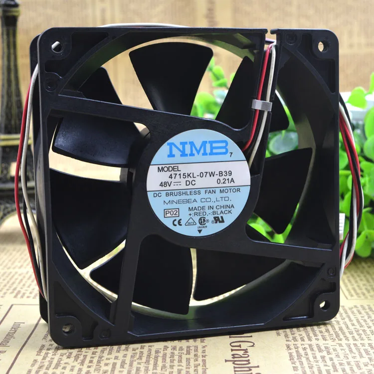Fans Fans 4715KL-07W-B39 48V 0.21A 120x120x38mm case fan — product photo