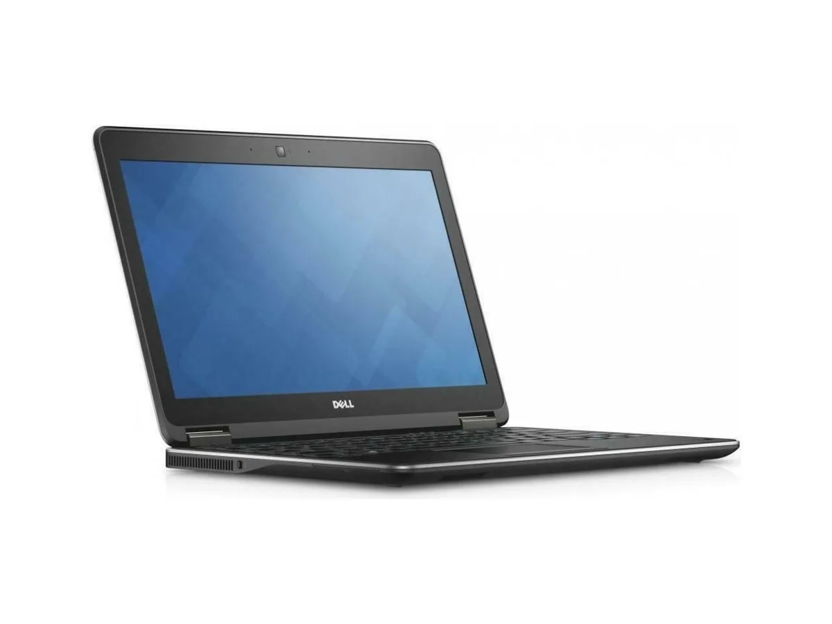 Black Dell Latitude E7250 12.5 inch laptop closed lid
