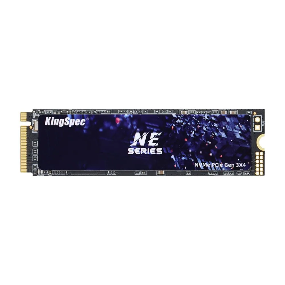 Green rectangular circuit board M.2 2280 SSD with black controller and silver NAND chips