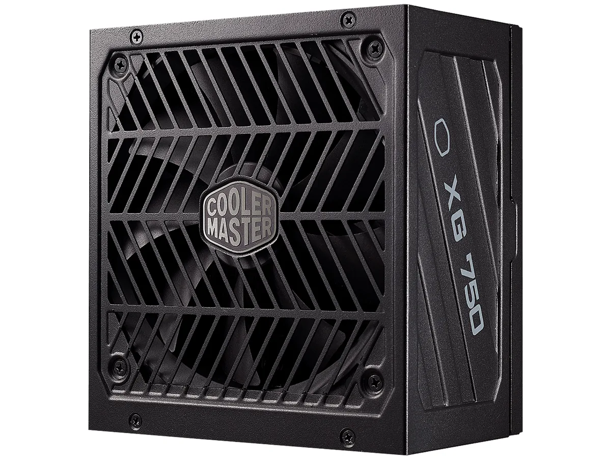 Black ATX power supply with 135 mm fan and modular cables