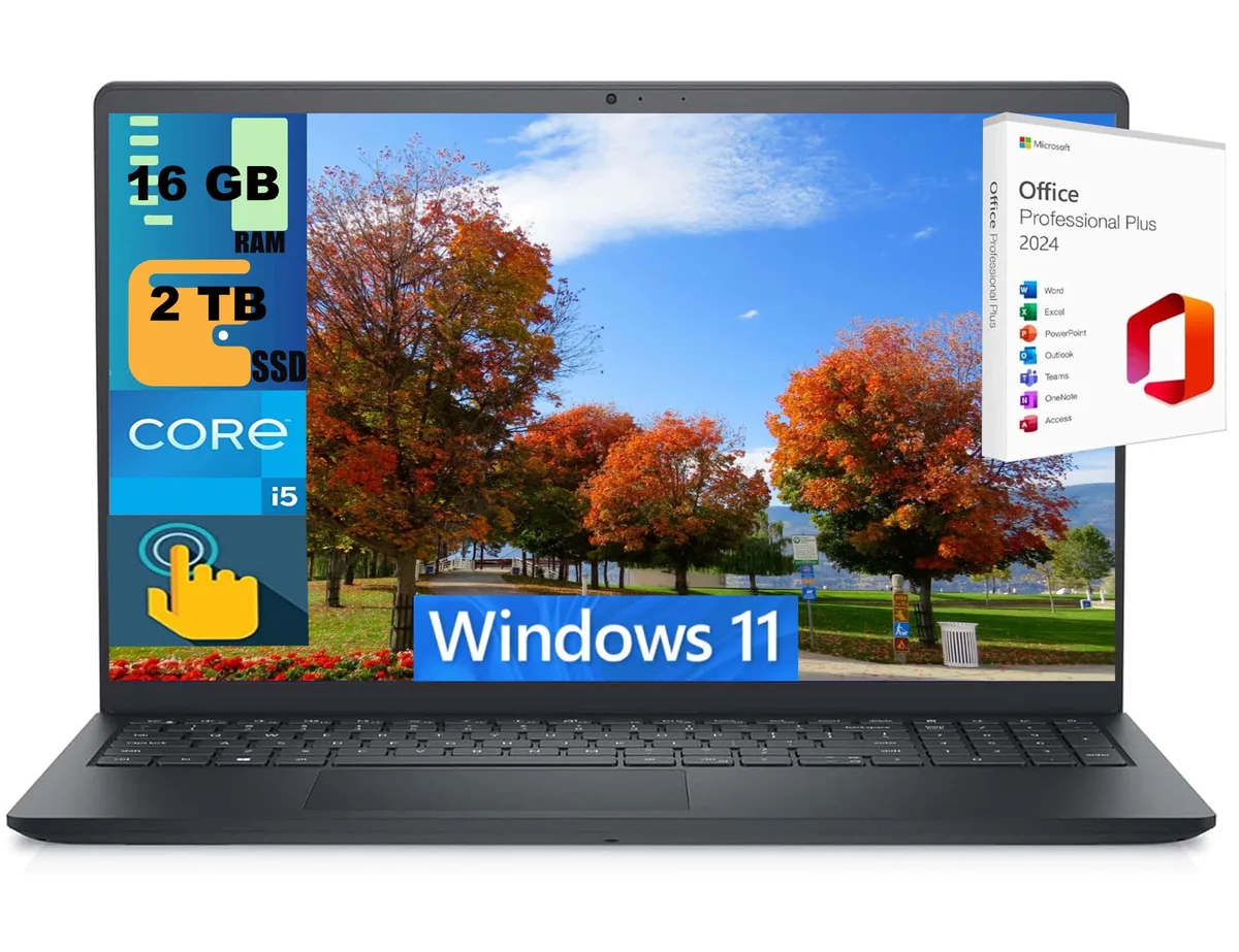 DELL DELL Inspiron 3520 15 laptop i5-1135G7 16GB 2TB SSD 15.6 FHD touch Windows 11 Home — photo du produit