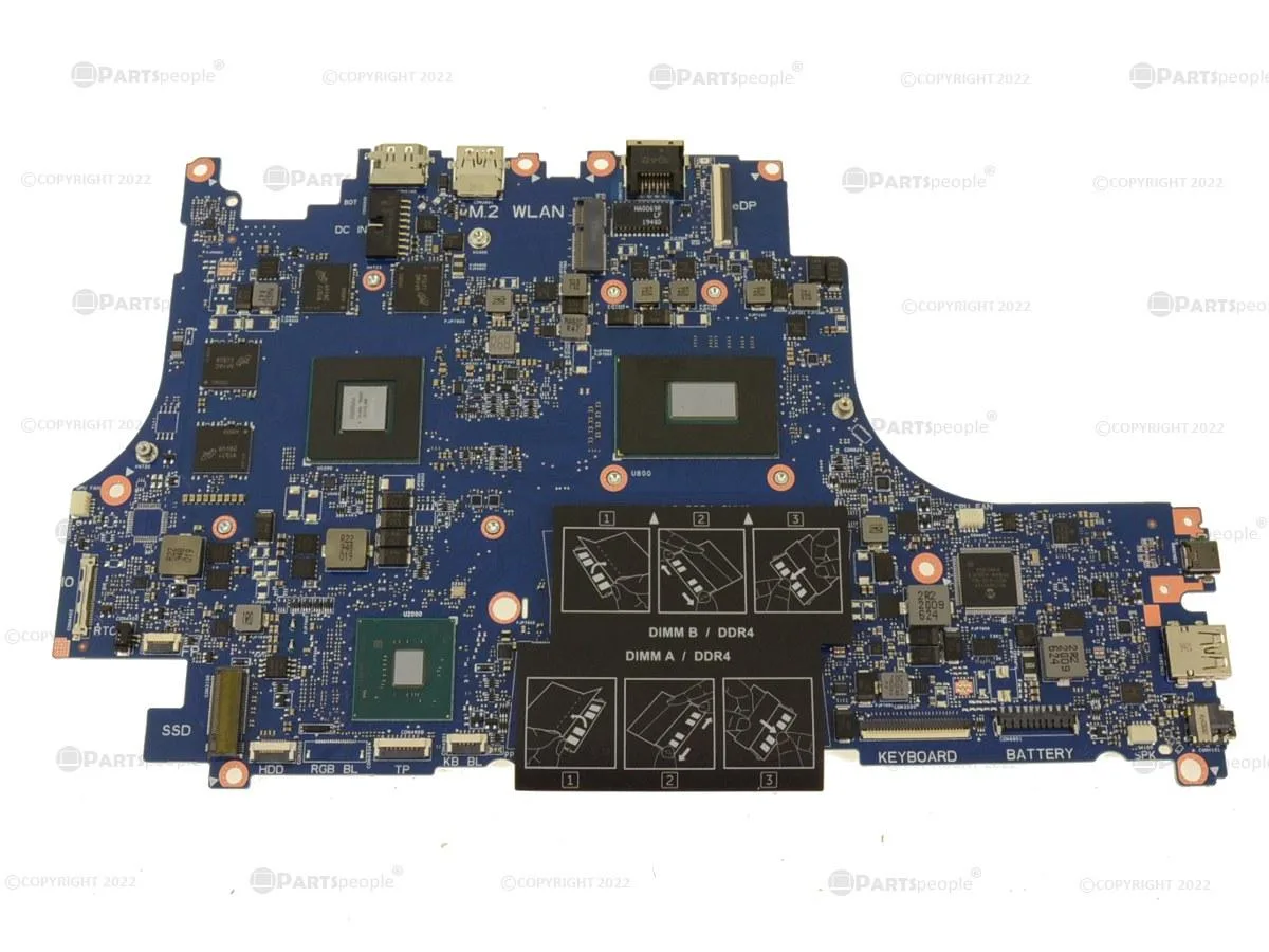 DELL DELL G5 5590 Motherboard Core i5-8300H 2.3GHz GTX 1050 Ti WR2WR — photo du produit