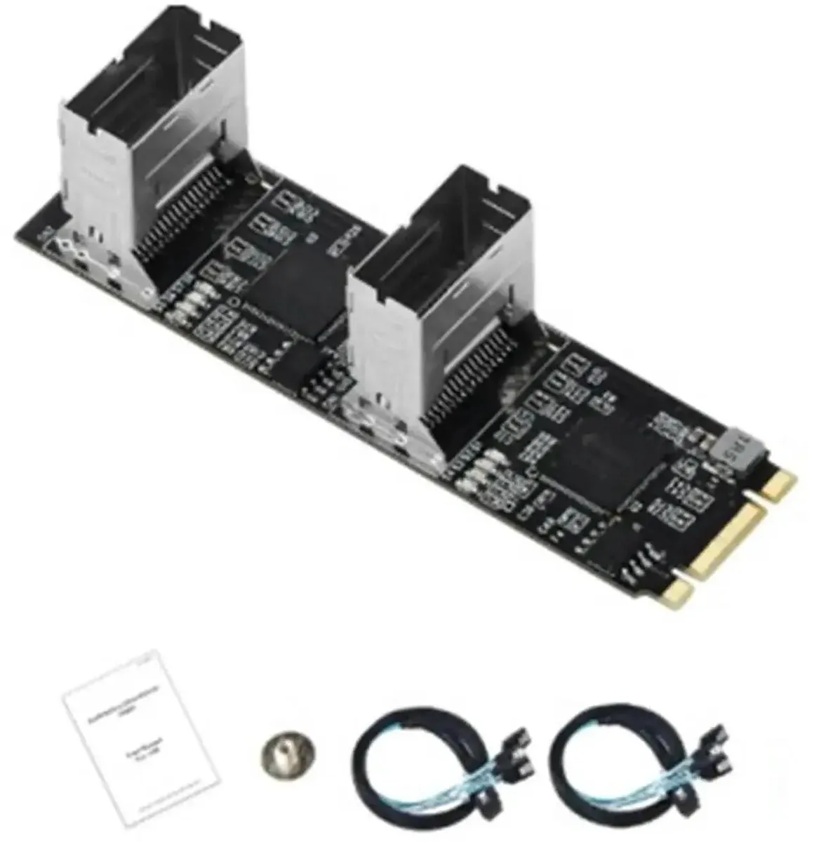 SMUGDESK SMUGDESK PCIe 3.0 M.2 B+M Key to 8 Port SATA 3 6Gbps Controller Card AB01 — product photo