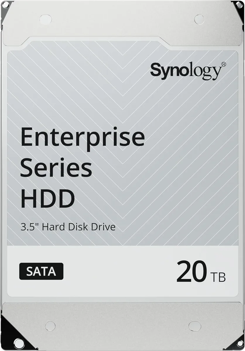 Synology Inc. Synology HAT5310-20T 20TB 7200 RPM 512MB Cache SATA 6.0Gb/s 3.5" internal hard drive — photo du produit
