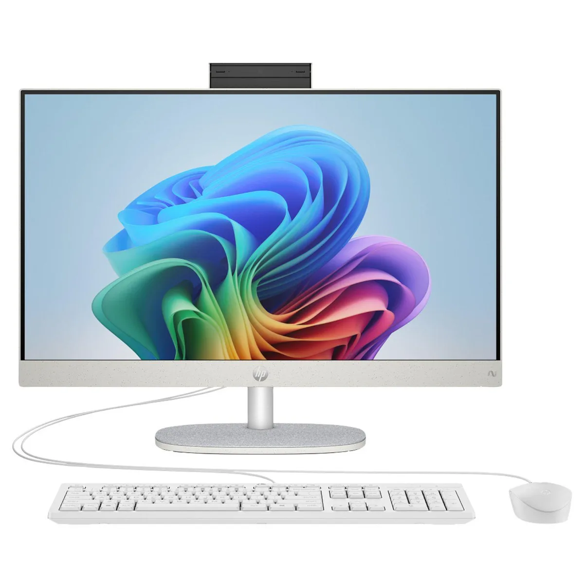 HP HP 24-CR2000T all-in-one PC Intel Core Ultra 5 225U 16GB DDR5 512GB SSD 23.8" FHD IPS White — ภาพสินค้า