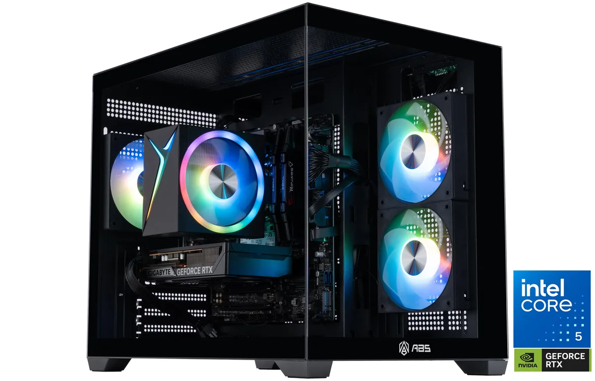 ABS ABS F2A55N56R1 gaming PC Intel Core 5 120 RTX 5060 8GB 32GB DDR4 1TB — product photo
