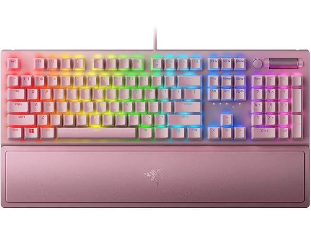 Corn Electronics Corn Electronics BlackWidow V3 Green Switch Gaming Keyboard Quartz 104 Keys — 제품 사진