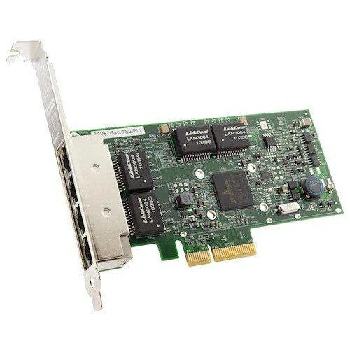 Lenovo Lenovo 7ZT7A00484 ThinkSystem Broadcom NetXtreme PCIe 1Gb 4-Port RJ45 Ethernet Adapter network card — foto produk