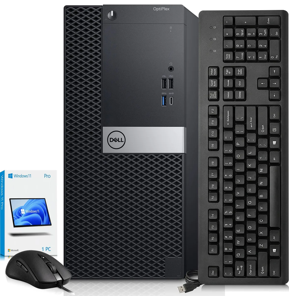 DELL Dell OptiPlex 7060 Tower Desktop PC i5-8500 32GB DDR4 256GB SSD Windows 11 Pro — photo du produit