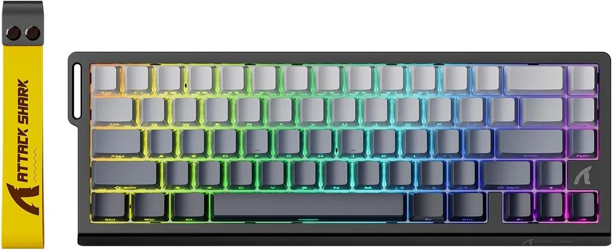 Attack Shark Attack Shark X68 HE RT 60% Wired Gaming Keyboard Moonlight — produktbild