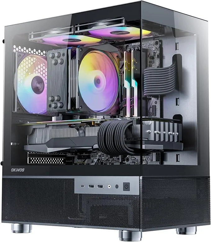 PRC PRC MidnightView Gaming PC i7-12700K 16GB DDR4 1TB NVMe RX 6800 XT 16GB GDDR6 ARGB Cooler Windows 11 Home — photo du produit