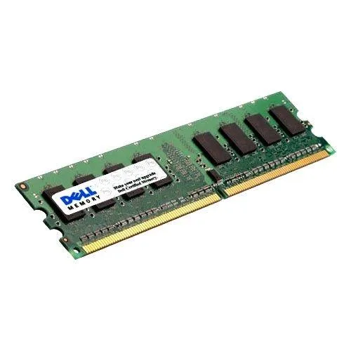 Green rectangular UDIMM module with black chips and gold contacts