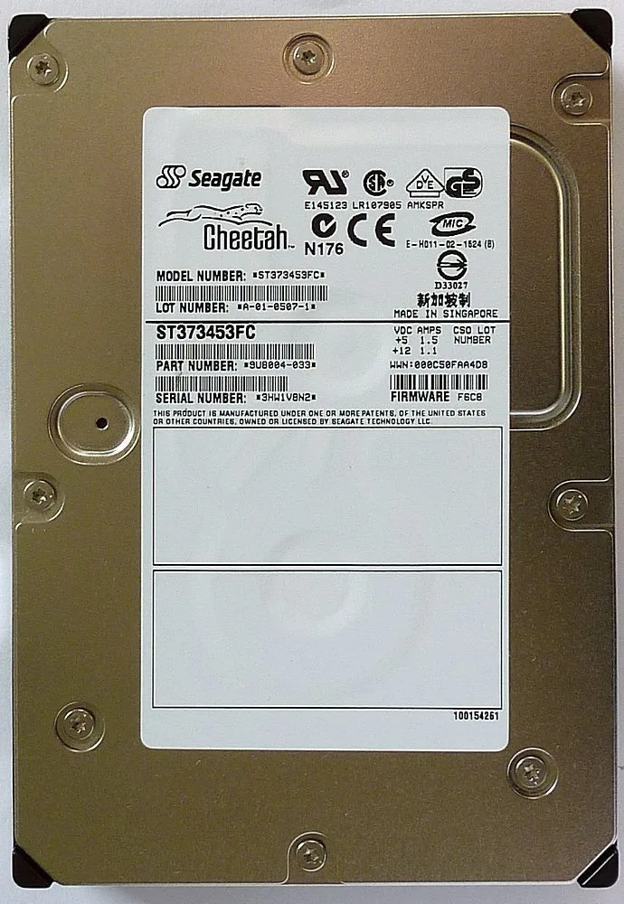 Seagate Seagate ST373453FC 73GB 15000 RPM 8MB Fibre Channel 3.5" internal hard drive — fotografia produktu