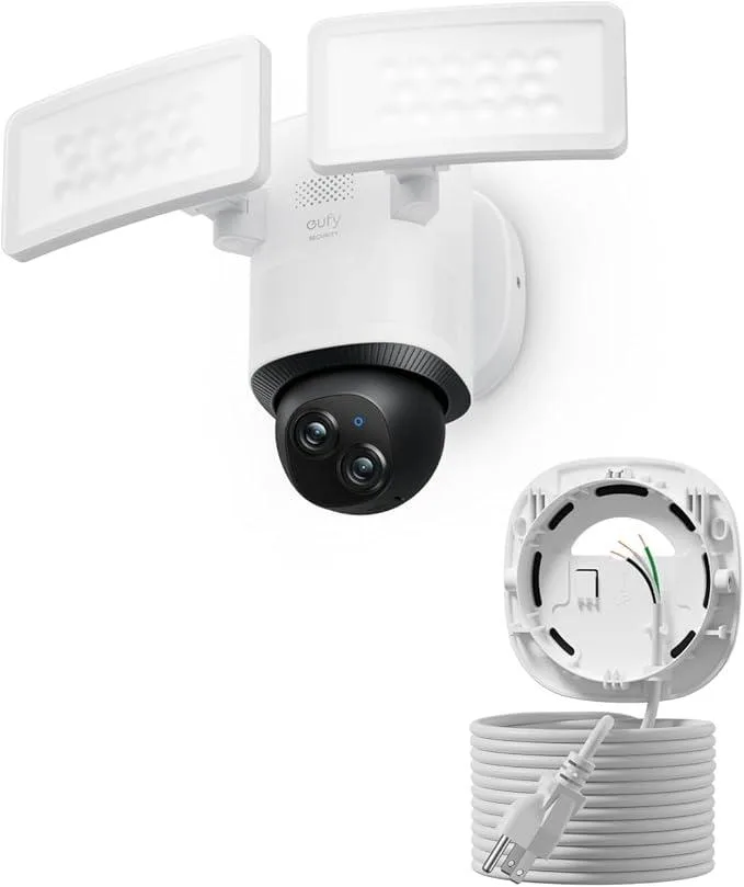 eufy eufy Floodlight Camera E340 with AC Cable network camera — produktbild