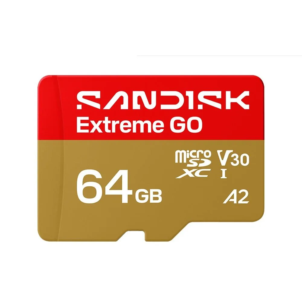 SanDisk SanDisk Extreme Go microSDXC 64GB memory card SDSQXGN-064G-GN6MN — Produktfoto