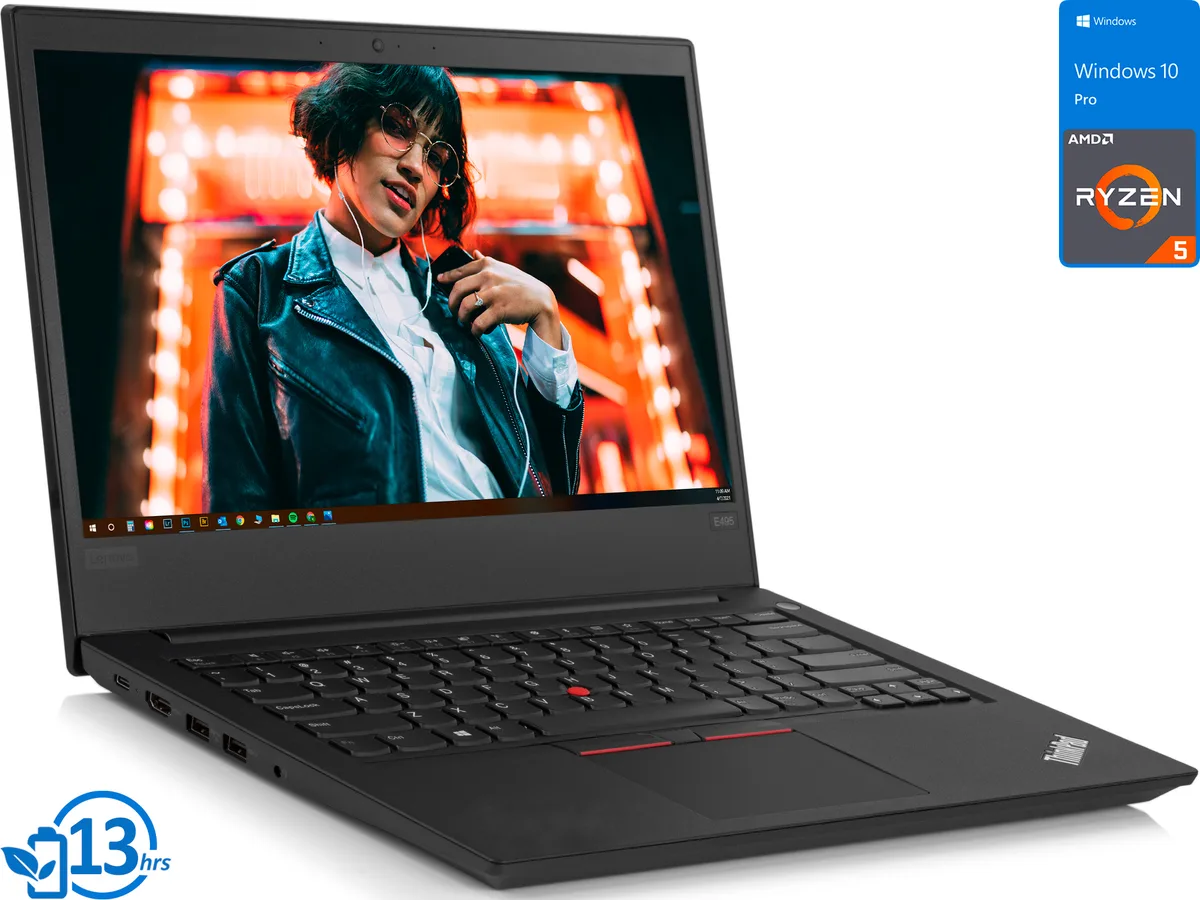 Lenovo Lenovo ThinkPad E495 laptop Ryzen 5 3500U 32GB 1TB NVMe 14.0" HD — product photo