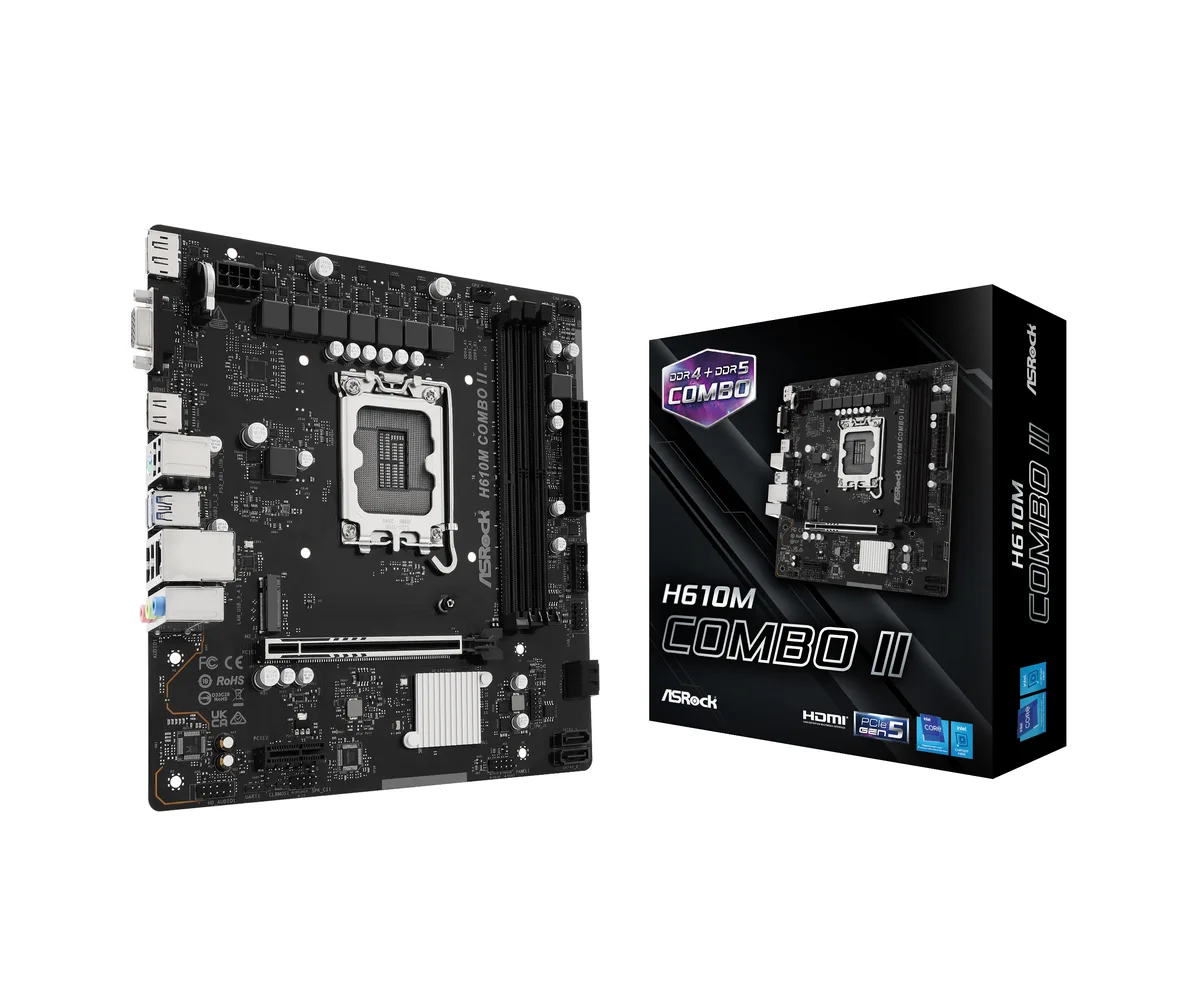 ASRock ASRock Intel H610M COMBO II Intel motherboard — product photo