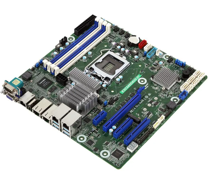 ASRock Rack ASRock Rack E3C246D4U server motherboard LGA 1151 up to 128GB DDR4 ECC — fotografia produsului