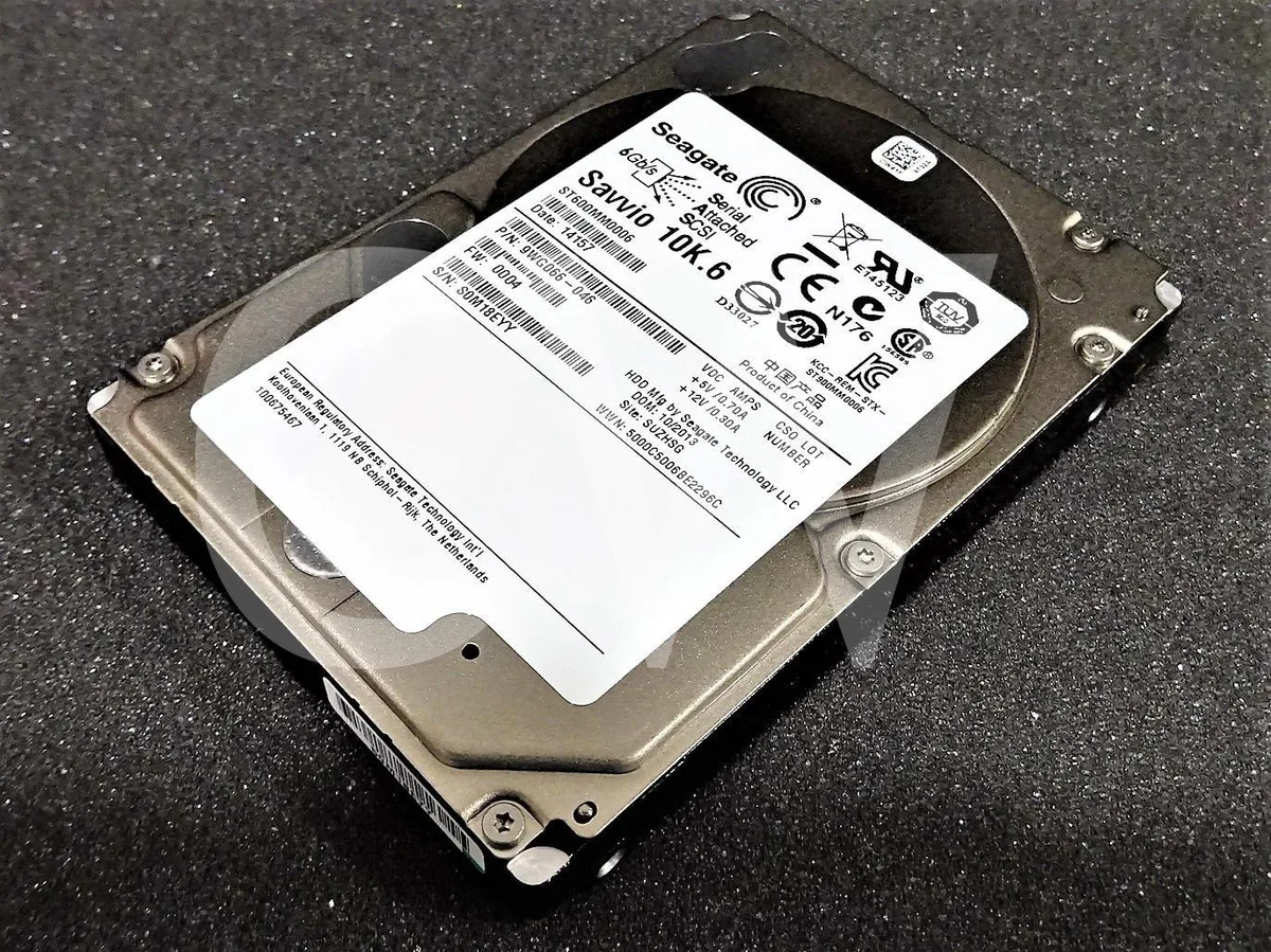 Seagate Seagate ST600MM0006 600GB 10000RPM 6Gbps 2.5" SAS internal hard drive — 商品写真