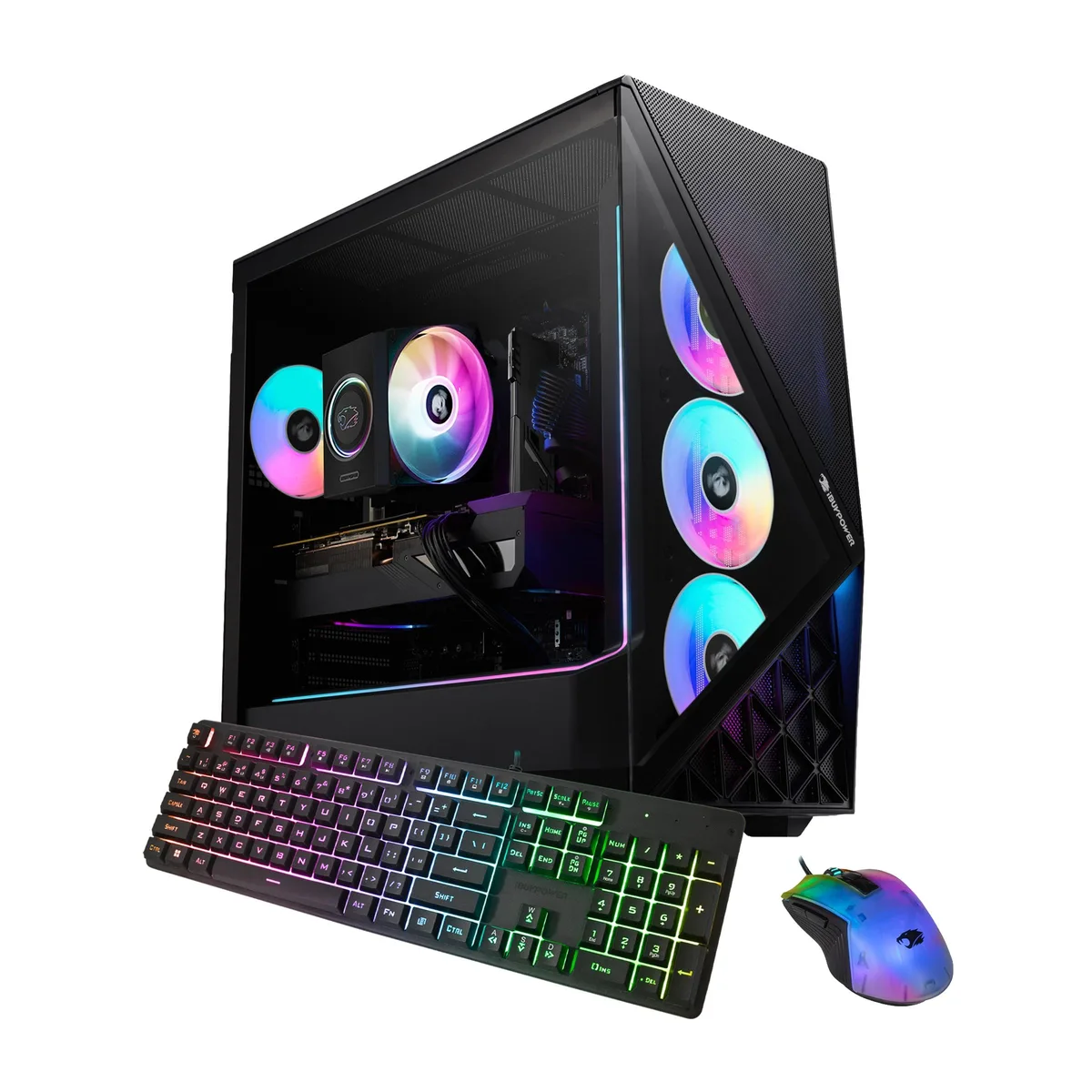 iBUYPOWER iBUYPOWER SBI5N56T01 Gaming PC Intel Core Ultra 5 250KF Plus RTX 5060Ti 16GB DDR5 1TB NVMe — صورة المنتج