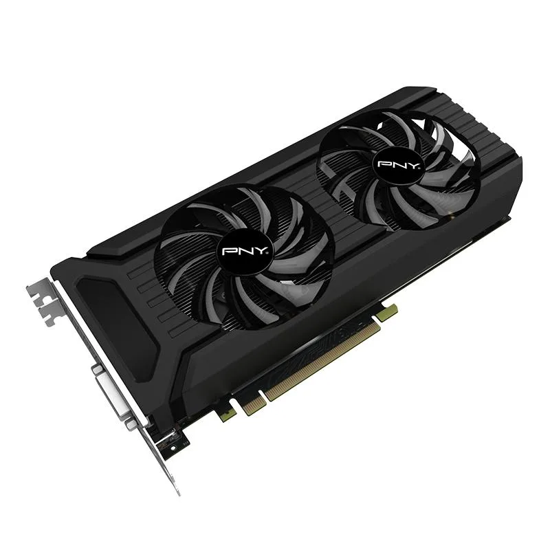 PNY GTX 1060 XLR8 OC graphics card with dual fans