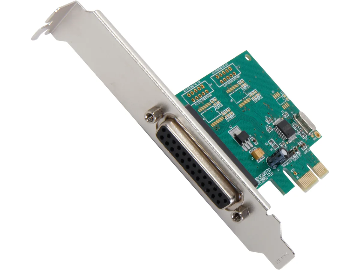 Syba Syba SI-PEX10010 1 Port Parallel PCIe 1.0 x1 Expansion Card — foto do produto