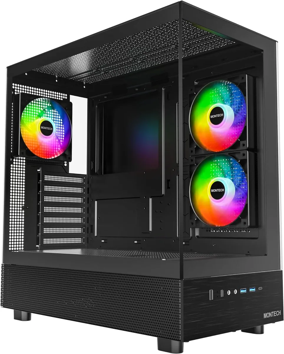 Montech Montech XR-B ATX Mid-Tower PC Case Black — product photo