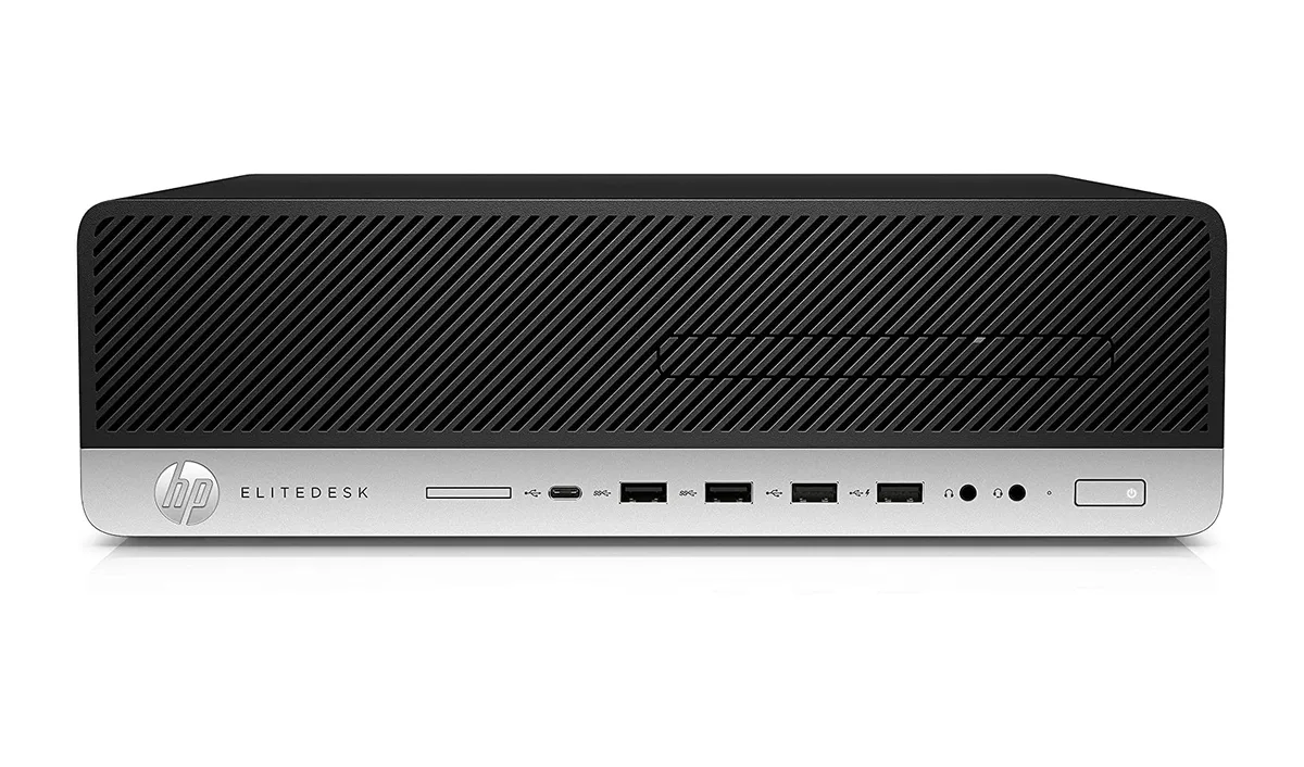 HP HP EliteDesk 800 G4 SFF J1-800G4SA19 desktop PC Intel Core i5-8500 3.0GHz 16GB 256GB NVMe Windows 11 Pro DVD — preces foto