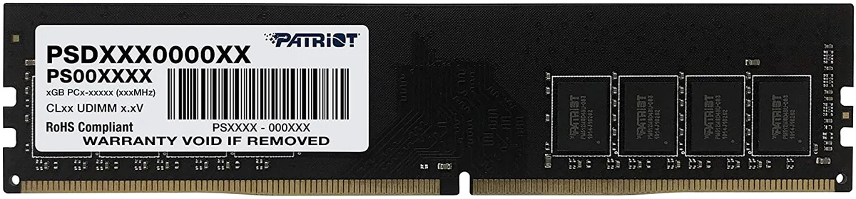 Patriot Memory Patriot Memory PSD416G24002 16GB DDR4 2400MHz desktop RAM — photo du produit