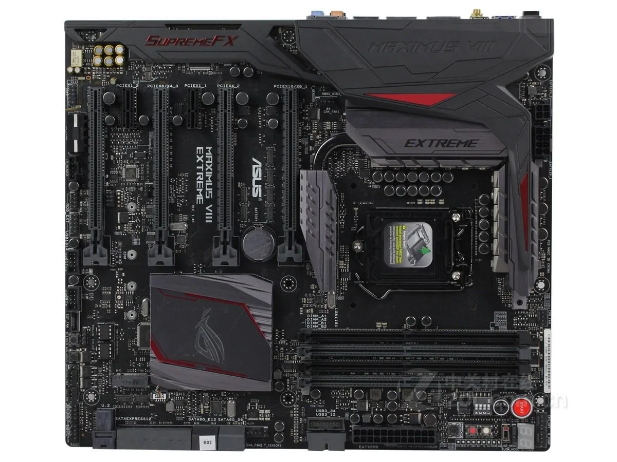 ASUS ASUS Maximus VIII Extreme Z170 LGA 1151 DDR4 64GB E-ATX motherboard — product photo