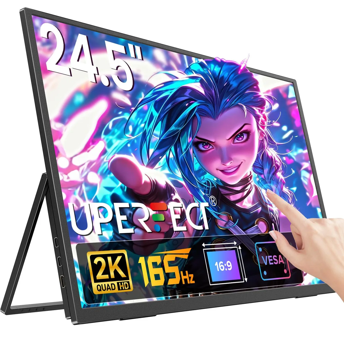 Uperfect Uperfect 24.5" 2K 165Hz Touchscreen Portable Gaming Monitor — Produktfoto