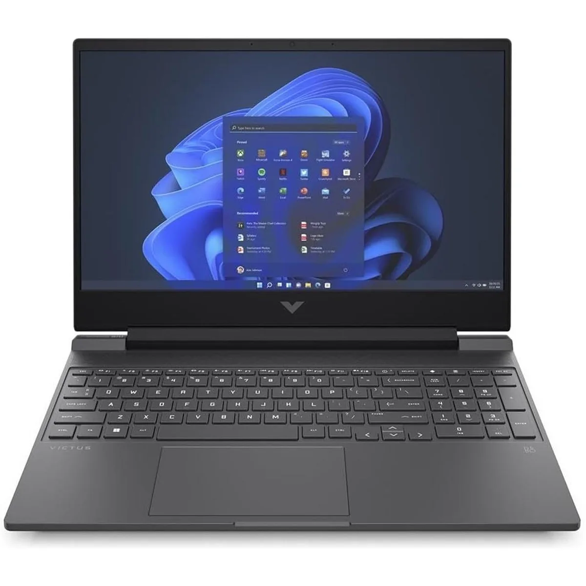 HP HP Victus 15-fa1030nr laptop Core i5-12450H 8GB 512GB GTX 1650 15.6" Silver — foto produk
