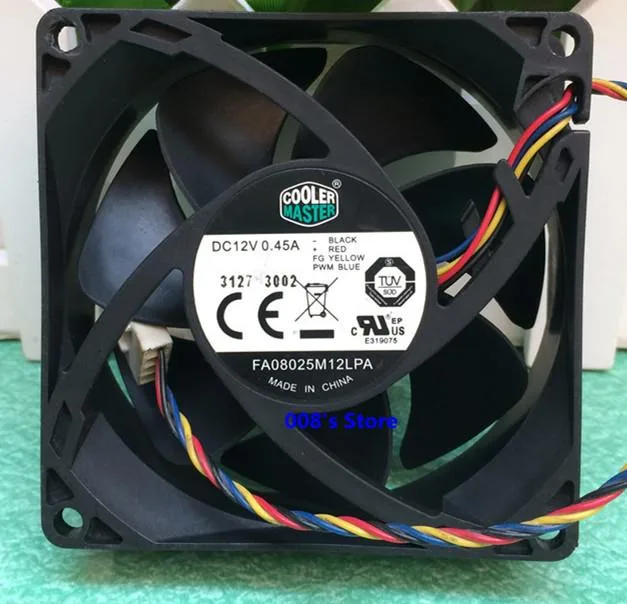 STCI Tech LTD STCI Tech LTD CPU Air Cooler FA08025M12LPA 80×80×25mm 12V .45A 4-Pin PWM Hydraulic — foto del producto
