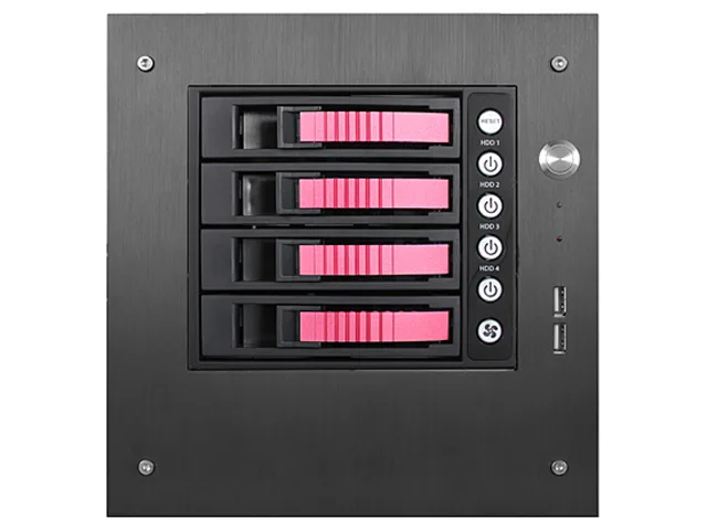 iStarUSA Inc. iStarUSA Inc. S-35-B4RD server chassis 4×3.5″ hot-swap Mini-ITX tower black — снимка на продукта